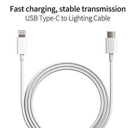 SDC-20W 2 in 1 PD 20W USB-C / Type-C Travel Charger + 3A PD3.0 USB-C / Type-C to 8 Pin Fast Charge Data Cable Set, Cable Length: 1m,, US Plug, EU Plug, UK Plug