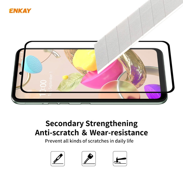 ENKAY Hat-Prince Full Glue 0.26mm 9H 2.5D Tempered Glass Full Coverage Film