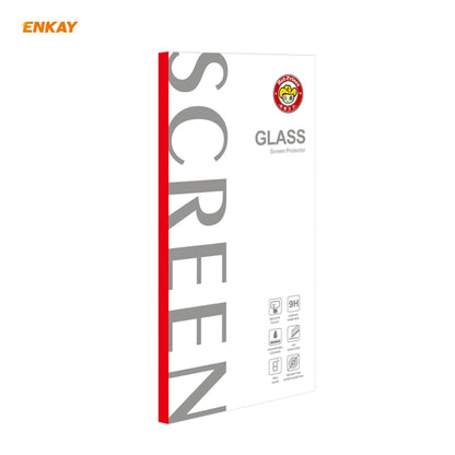 2 PCS ENKAY Hat-Prince 0.26mm 9H 2.5D Curved Edge Tempered Glass Film