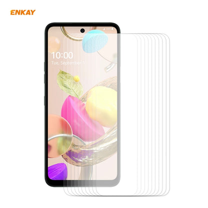 10 PCS ENKAY Hat-Prince 0.26mm 9H 2.5D Curved Edge Tempered Glass Film