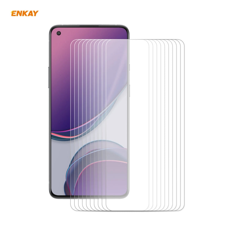 10 PCS ENKAY Hat-Prince 0.26mm 9H 2.5D Curved Edge Tempered Glass Film