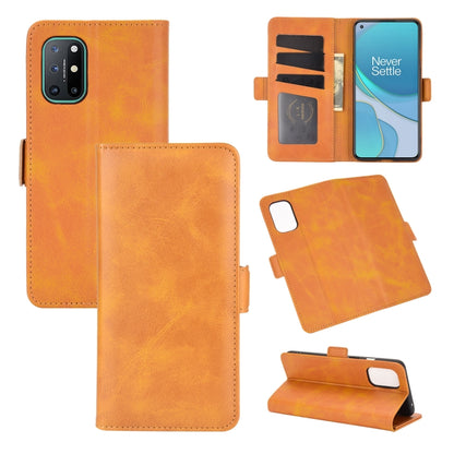 For OnePlus 8T Dual-side Magnetic Buckle Horizontal Flip Leather Case with Holder & Card Slots & Wallet