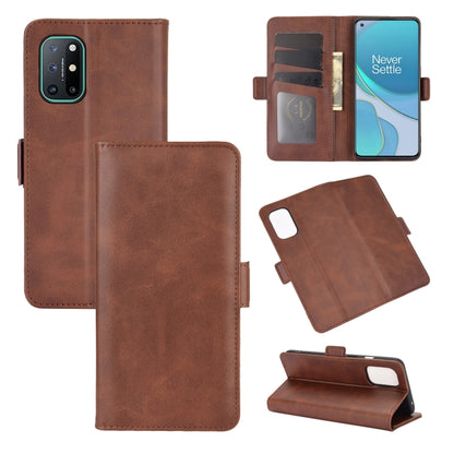 For OnePlus 8T Dual-side Magnetic Buckle Horizontal Flip Leather Case with Holder & Card Slots & Wallet