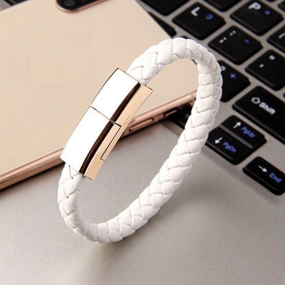 XJ-26 2.4A USB to Micro USB Creative Bracelet Data Cable, Cable Length: 22.5cm, XJ-26 Micro USB, 22.5cm Micro USB