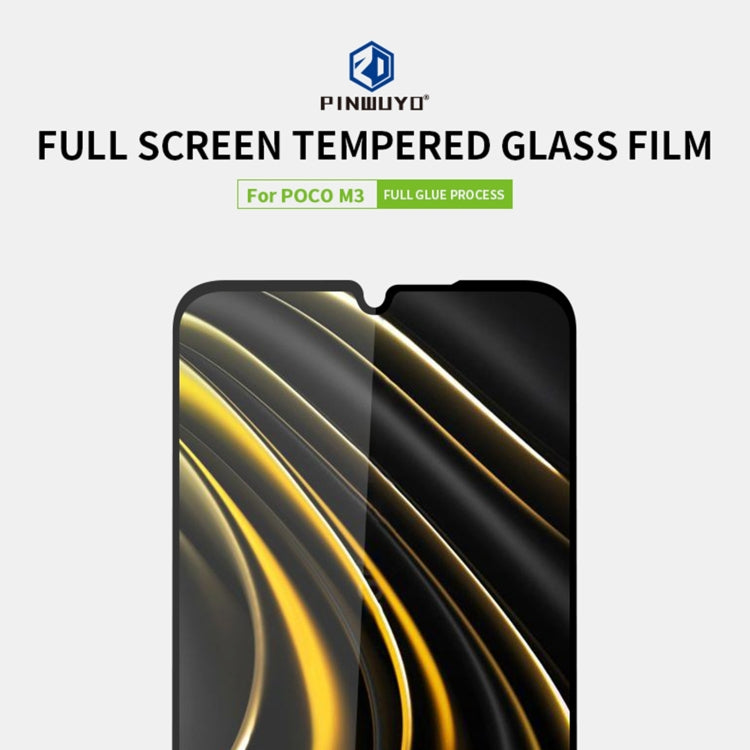 PINWUYO 9H 2.5D Full Screen Tempered Glass Film