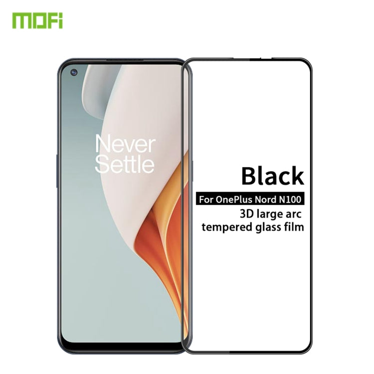 MOFI 9H 3D Explosion-proof Curved Screen Tempered Glass Film, For OnePlus Nord N10 5G, For OnePlus Nord N100, For Samsung Galaxy A12 / A32 5G