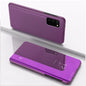 Plated Mirror Horizontal Flip Leather Case with Holder, For Samsung Galaxy S21 5G, For Samsung Galaxy S21+ 5G, For Samsung Galaxy S21 Ultra 5G