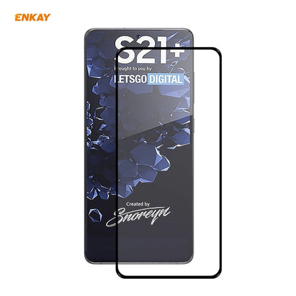 For Samsung Galaxy S30+ ENKAY Hat-Prince Full Glue 0.26mm 9H 2.5D Tempered Glass Full Coverage Film Support Fingerprint Unlock, 1pc, 2pcs, 5pcs, 10pcs