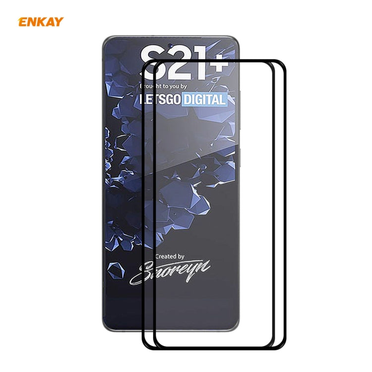 For Samsung Galaxy S30+ ENKAY Hat-Prince Full Glue 0.26mm 9H 2.5D Tempered Glass Full Coverage Film Support Fingerprint Unlock, 1pc, 2pcs, 5pcs, 10pcs
