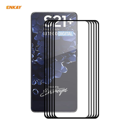 For Samsung Galaxy S30+ ENKAY Hat-Prince Full Glue 0.26mm 9H 2.5D Tempered Glass Full Coverage Film Support Fingerprint Unlock, 1pc, 2pcs, 5pcs, 10pcs