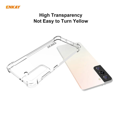 Hat-Prince ENKAY Clear TPU Shockproof Case Soft Anti-slip Cover, For Samsung Galaxy S21 5G, For Samsung Galaxy S21+ 5G, For Samsung Galaxy S21 Ultra 5G