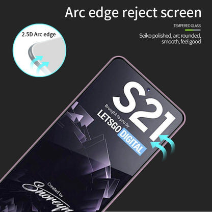 PINWUYO 9H 2.5D Full Screen Tempered Glass Film, For Samsung Galaxy S21 5G, For Samsung Galaxy S21+ 5G, For Samsung Galaxy A52, For Samsung Galaxy A72