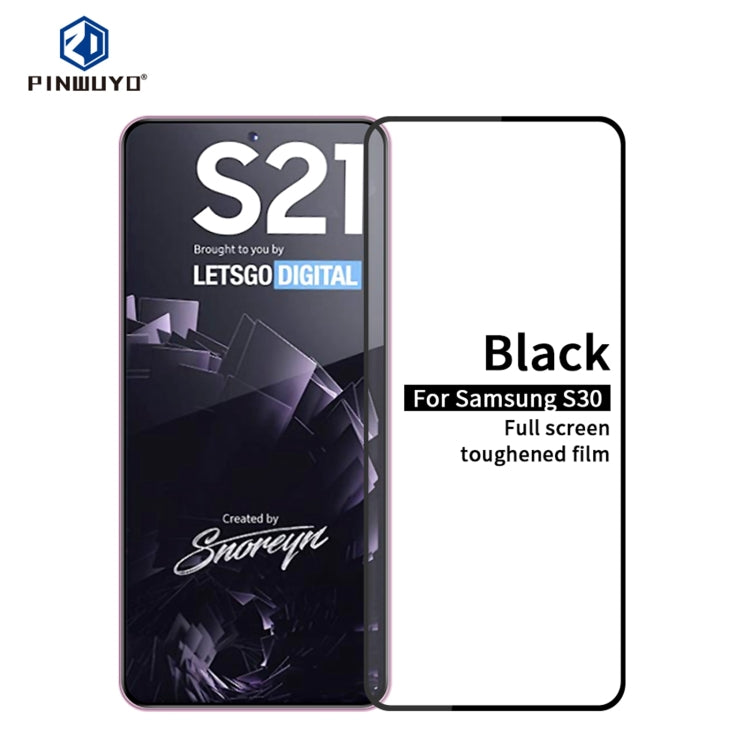 PINWUYO 9H 2.5D Full Screen Tempered Glass Film, For Samsung Galaxy S21 5G, For Samsung Galaxy S21+ 5G, For Samsung Galaxy A52, For Samsung Galaxy A72