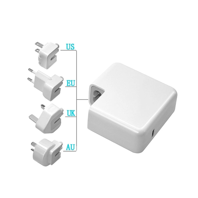 PD-96W 96W PD USB-C / Type-C Laptop Adapter + 2m 5A USB-C / Type-C to USB-C / Type-C Fast Charging Cable for MacBook Pro