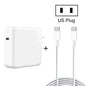 PD-96W 96W PD USB-C / Type-C Laptop Adapter + 2m 5A USB-C / Type-C to USB-C / Type-C Fast Charging Cable for MacBook Pro, EU Plug, US Plug, UK Plug