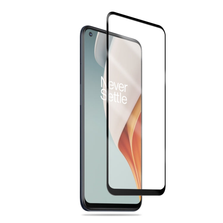 For OnepPlus Nord N10 5G mocolo 0.33mm 9H 3D Full Glue Curved Full Screen Tempered Glass Film, For OnepPlus Nord N10 5G