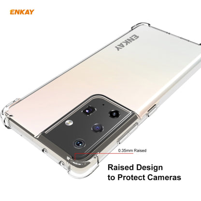 Hat-Prince ENKAY Clear TPU Shockproof Case Soft Anti-slip Cover + 3D Full Screen PET Curved Hot Bending HD Screen Protector Soft Film, Support Fingerprint Unlock