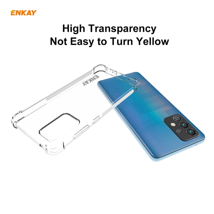 Hat-Prince ENKAY Clear TPU Shockproof Case Soft Anti-slip Cover