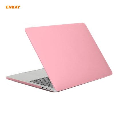 ENKAY 3 in 1 Matte Laptop Protective Case + US Version TPU Keyboard Film + Anti-dust Plugs Set for MacBook Pro 13.3 inch A1706 / A1989 / A2159 (with Touch Bar), For MacBook Pro 13.3 inch A1706 (with Touch Bar)