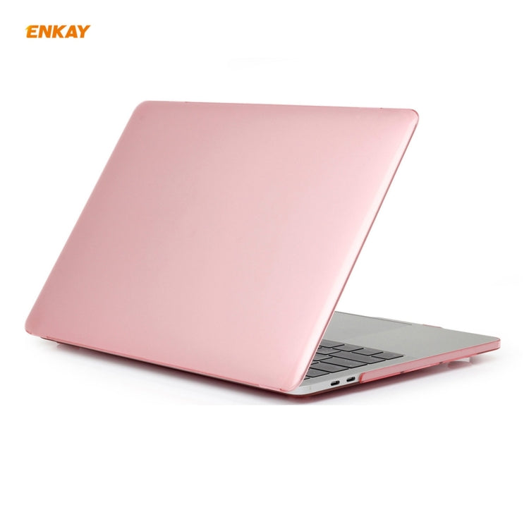 ENKAY 3 in 1 Crystal Laptop Protective Case + US Version TPU Keyboard Film + Anti-dust Plugs Set for MacBook Pro 13.3 inch A2251 & A2289 & A2338 (with Touch Bar), For MacBook Pro 13.3 inch A2251 (with Touch Bar)