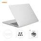 ENKAY 3 in 1 Matte Laptop Protective Case + EU Version TPU Keyboard Film + Anti-dust Plugs Set for MacBook Pro 16 inch A2141 (带Touch Bar) (with Touch Bar), For MacBook Pro 16 inch A2141 (with Touch Bar)