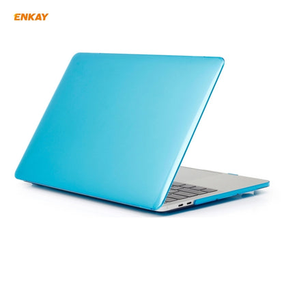 ENKAY 3 in 1 Crystal Laptop Protective Case + US Version TPU Keyboard Film + Anti-dust Plugs Set for MacBook Pro 16 inch A2141 (with Touch Bar), For MacBook Pro 16 inch A2141 (with Touch Bar)