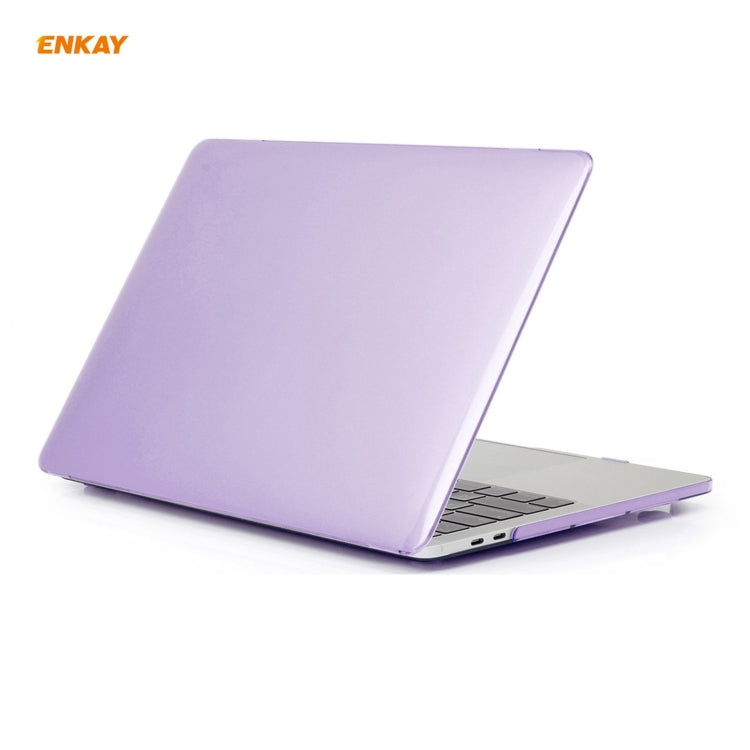 ENKAY 3 in 1 Crystal Laptop Protective Case + US Version TPU Keyboard Film + Anti-dust Plugs Set for MacBook Pro 16 inch A2141 (with Touch Bar), For MacBook Pro 16 inch A2141 (with Touch Bar)