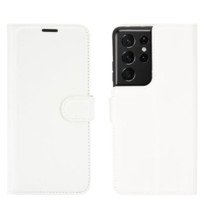 For Samsung Galaxy S21 Ultra 5G Litchi Texture Horizontal Flip Protective Case with Holder & Card Slots & Wallet, For Galaxy S21 Ultra 5G