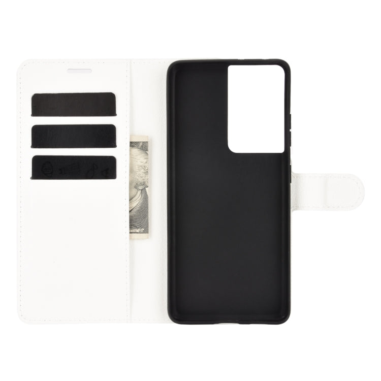 For Samsung Galaxy S21 Ultra 5G Litchi Texture Horizontal Flip Protective Case with Holder & Card Slots & Wallet, For Galaxy S21 Ultra 5G