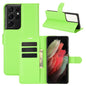 For Samsung Galaxy S21 Ultra 5G Litchi Texture Horizontal Flip Protective Case with Holder & Card Slots & Wallet, For Galaxy S21 Ultra 5G