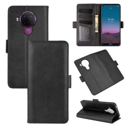 For Nokia 5.4 Dual-side Magnetic Buckle Horizontal Flip Leather Case with Holder & Card Slots & Wallet