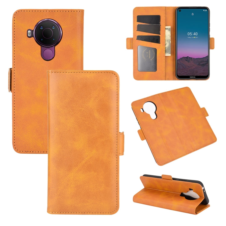 For Nokia 5.4 Dual-side Magnetic Buckle Horizontal Flip Leather Case with Holder & Card Slots & Wallet, For Nokia 5.4