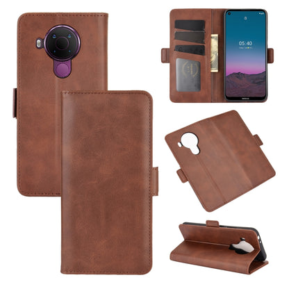 For Nokia 5.4 Dual-side Magnetic Buckle Horizontal Flip Leather Case with Holder & Card Slots & Wallet