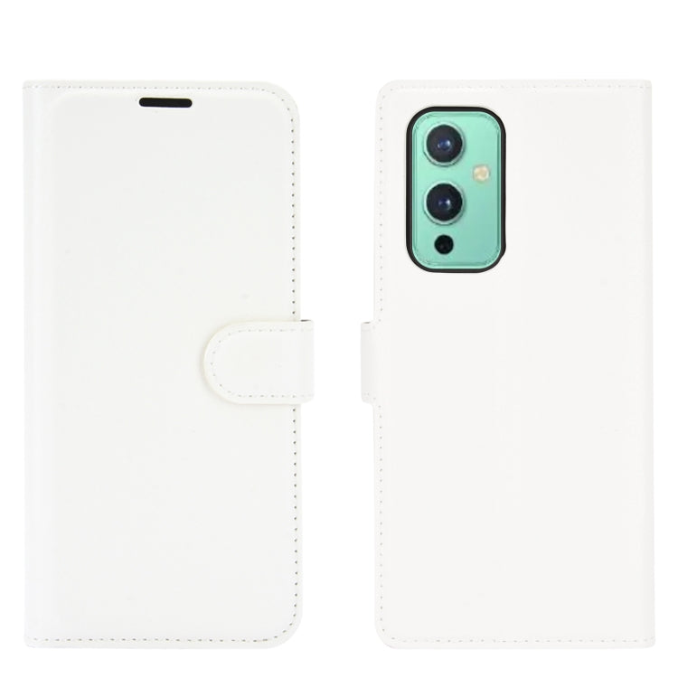 For OnePlus 9 Litchi Texture Horizontal Flip Protective Case with Holder & Card Slots & Wallet