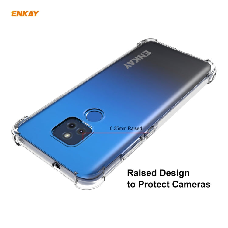 Hat-Prince ENKAY Clear TPU Shockproof Case Soft Anti-slip Cover