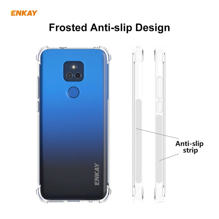 Hat-Prince ENKAY Clear TPU Shockproof Case Soft Anti-slip Cover