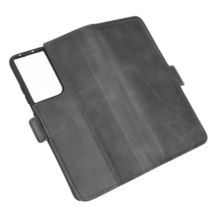 For Samsung Galaxy S21 Ultra 5G Dual-side Magnetic Buckle Horizontal Flip Leather Case with Holder & Card Slots & Wallet, For Samsung Galaxy S21 Ultra 5G