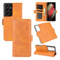 For Samsung Galaxy S21 Ultra 5G Dual-side Magnetic Buckle Horizontal Flip Leather Case with Holder & Card Slots & Wallet, For Samsung Galaxy S21 Ultra 5G