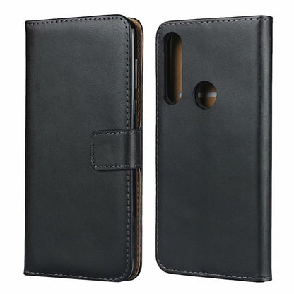 Plain Texture Cowhide Leather Horizontal Flip Case with Magnetic Clasp & Holder & Card Slots & Wallet