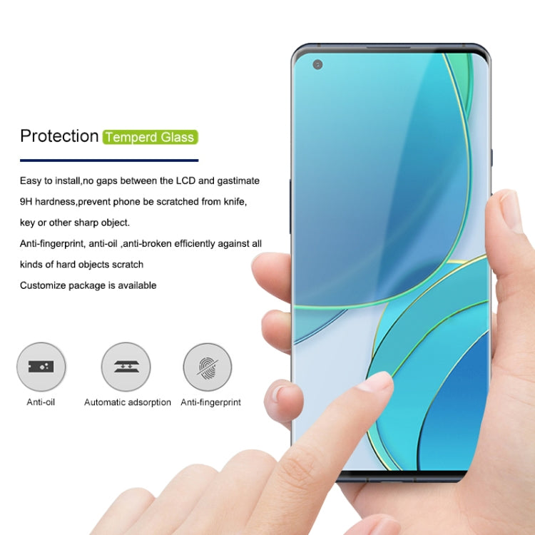 For OnePlus 9 Pro mocolo 9H 3D Full Screen UV Screen Film, For OnePlus 9 Pro