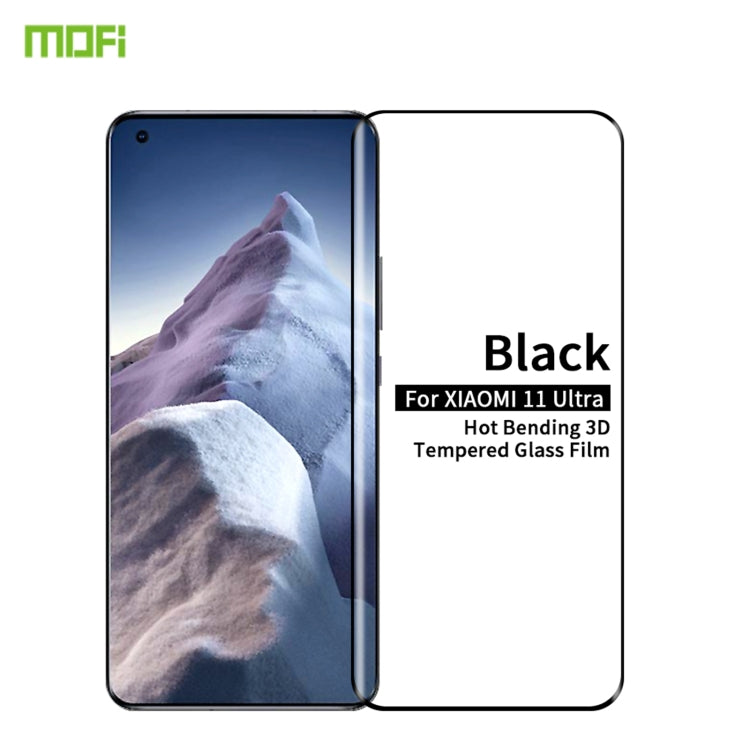 MOFI 9H 3D Explosion Proof Thermal Bending Full Screen Covered Tempered Glass Film, For Xiaomi Mi 11 Pro, For Xiaomi Mi 11 Ultra