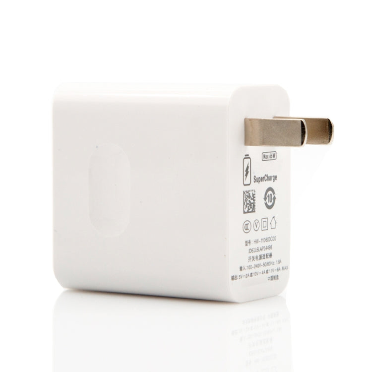 66W 6A USB Fast Charging Travel Charger, US Plug, US Plug