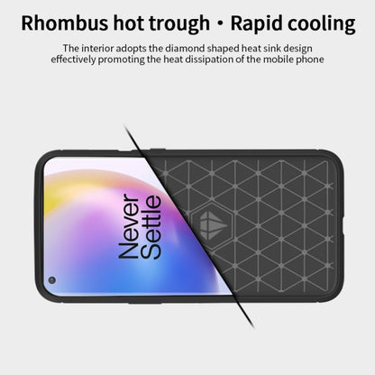 For OnePlus 8 Pro MOFI Gentleness Series Brushed Texture Carbon Fiber Soft TPU Case