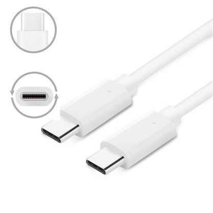 YSY-6087PD 20W PD3.0 + QC3.0 Dual Fast Charge Travel Charger with Type-C to Type-C Data Cable, EU Plug, US Plug, UK Plug