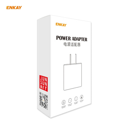 ENKAY Hat-Prince U090 20W PD + QC 3.0 Portable Dual Ports Fast Charging Travel Charger Power Adapter, US Plug