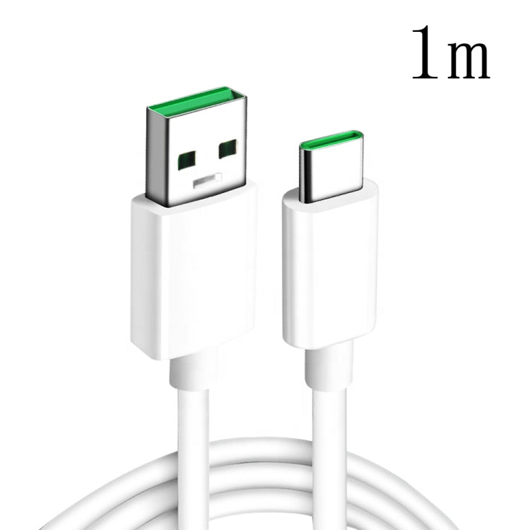 XJ-63 5A USB to Type-C Super Flash Charging Data Cable for OPPO, 1m, 1.5m, 2m