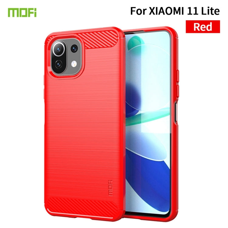 MOFI Gentleness Series Brushed Texture Carbon Fiber Soft TPU Case