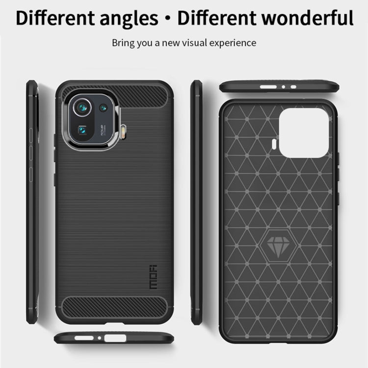 MOFI Gentleness Series Brushed Texture Carbon Fiber Soft TPU Case