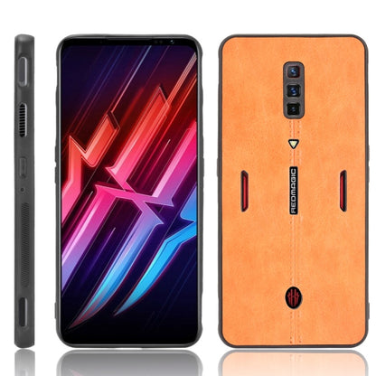For ZTE nubia Red Magic 6/Red Magic 6 Pro Shockproof Sewing Cow Pattern Skin PC + PU + TPU Case, For ZTE nubia Red Magic 6/Red Magic 6 Pro