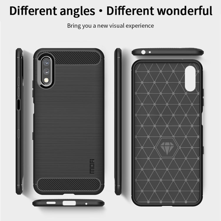 MOFI Gentleness Series Brushed Texture Carbon Fiber Soft TPU Case